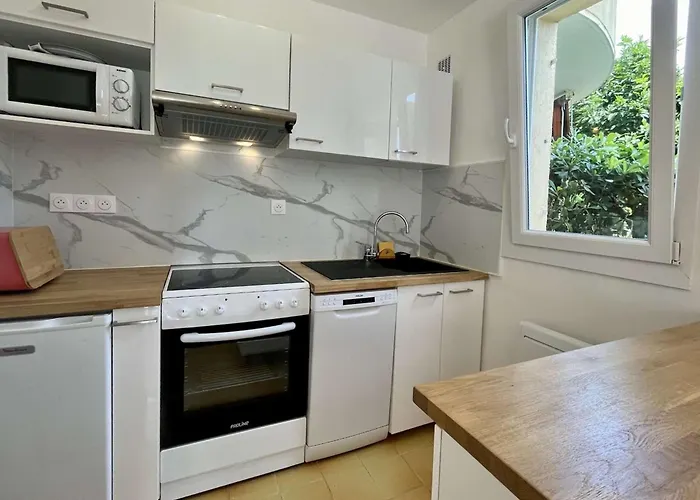 Ca270-410 2 Pieces Personnes Au Rez De Jardin A Appartement